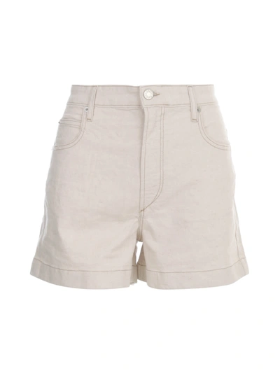 Shop Isabel Marant Étoile Lilesibb Denim Shorts In Ec Ecru