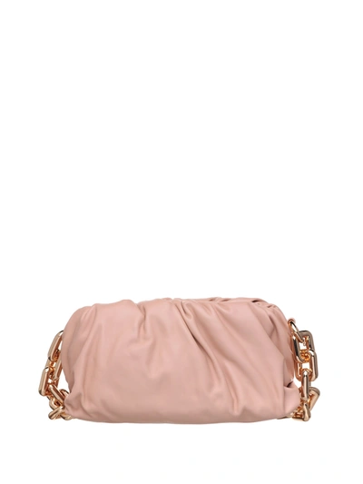 Shop Bottega Veneta The Chain Pouch In Almond