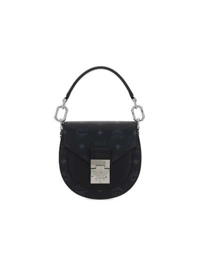 Shop Mcm Patricia Mini Shoulder Bag In Black