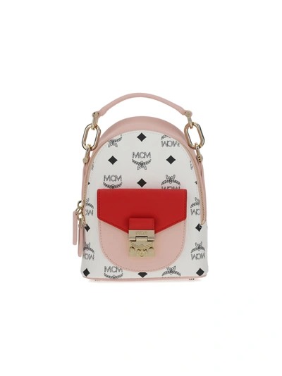 Shop Mcm Patricia X Mini Backpack In Dusty Rosa