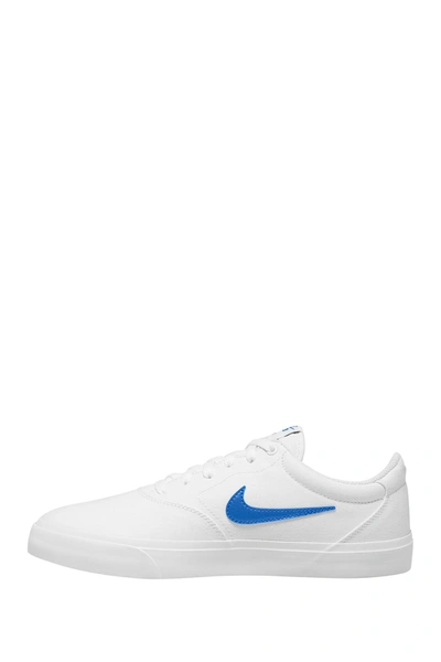 Shop Nike Sb Charge Slr Sneaker In 104 White/sig Bl