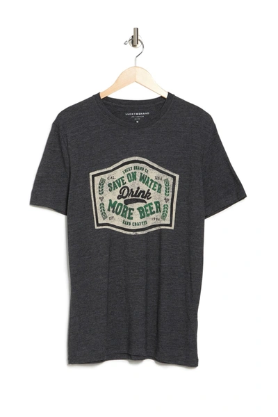 Shop Lucky Brand Guinness St. James Graphic T-shirt In Jet Black
