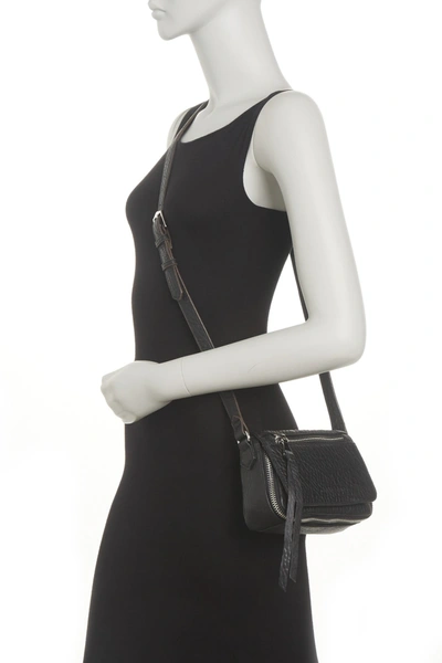 Shop Aimee Kestenberg Good Times Mini Crossbody Bag In Black Bubble Lamb