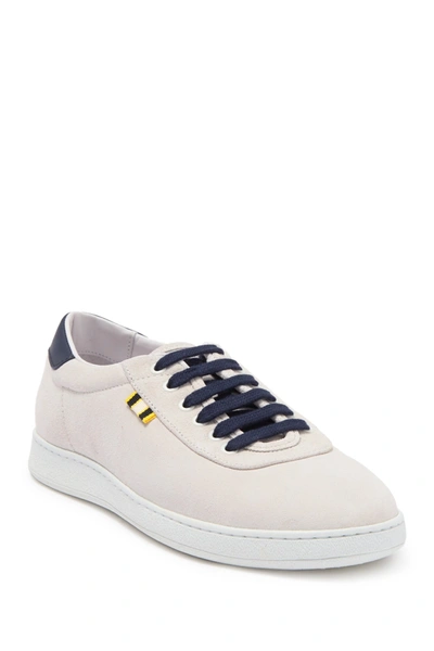 Shop Aprix Suede Sneaker In White Navy