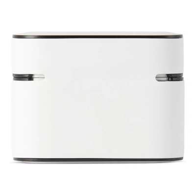 Shop Dolce & Gabbana White Logo Airpods Pro Case In 8b926 White