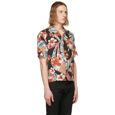 SAINT LAURENT SHORT SLEEVE HAWAIIAN SHIRT IN MULTICOLOR HAWAIIAN PRINTED  VISCOSE, YSL.COM