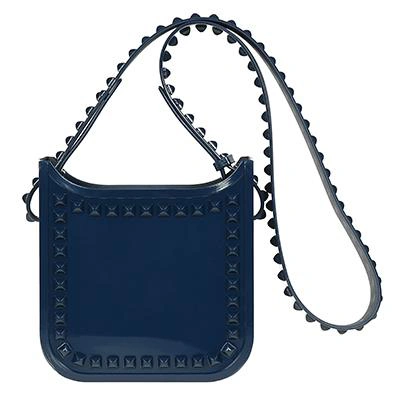 Shop Carmen Sol Lisa Small Crossbody In Navy Blue