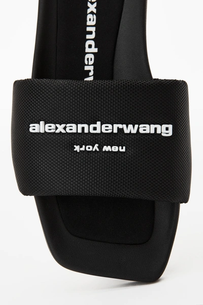 Shop Alexander Wang Aw Pool Slide In Nylon In Black