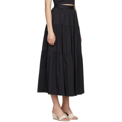 Shop Staud Black Sea Skirt