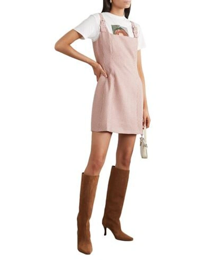 Shop Alexa Chung Short Dresses In Fuchsia