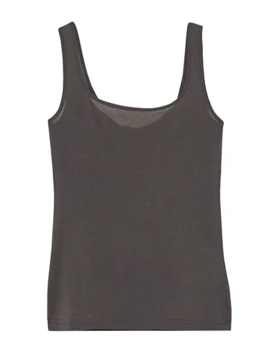 Shop Matin Woman Top Steel Grey Size 6 Cotton