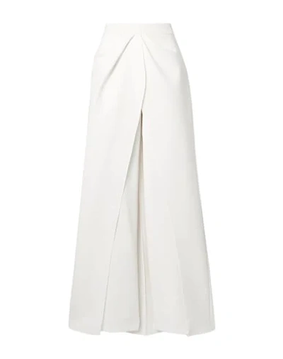 Shop Brandon Maxwell Woman Pants White Size 8 Polyester