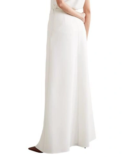 Shop Brandon Maxwell Woman Pants White Size 10 Polyester