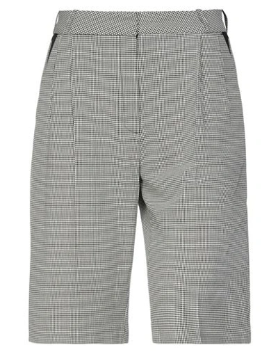 Coperni Loose Cotton Bermuda Shorts In Black