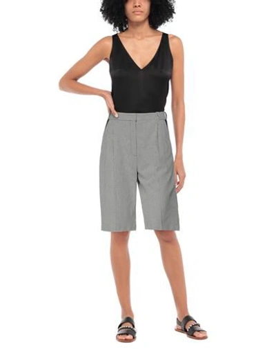 Shop Coperni Woman Shorts & Bermuda Shorts Black Size 10 Cotton, Polyester, Virgin Wool, Elastane