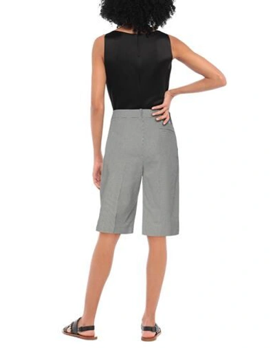 Coperni Loose Cotton Bermuda Shorts In Black