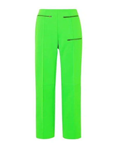 Shop Kwaidan Editions Woman Pants Acid Green Size 4 Polyester, Polyamide, Elastane