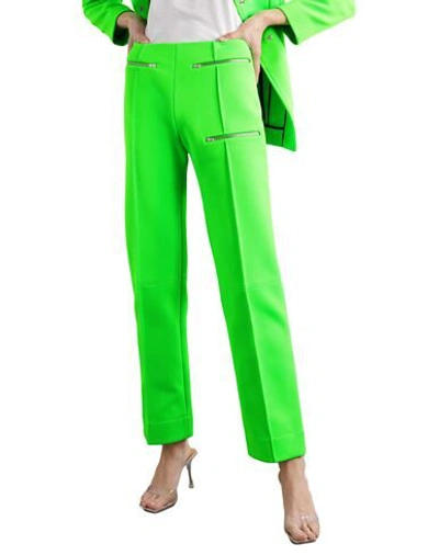 Shop Kwaidan Editions Woman Pants Acid Green Size 4 Polyester, Polyamide, Elastane