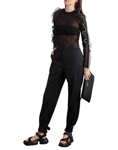 Shop Noir Kei Ninomiya Woman Pants Black Size L Wool