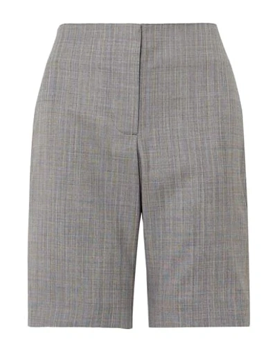 Shop Wright Le Chapelain Woman Shorts & Bermuda Shorts Grey Size 8 Wool