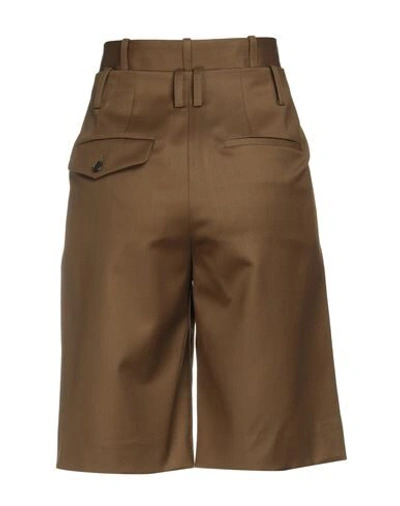 Shop Commission Woman Shorts & Bermuda Shorts Brown Size 6 Wool