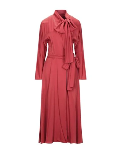 Shop Sies Marjan Woman Maxi Dress Red Size 8 Viscose, Acetate