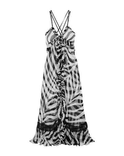 Shop Redemption Woman Maxi Dress Black Size 10 Silk, Polyamide