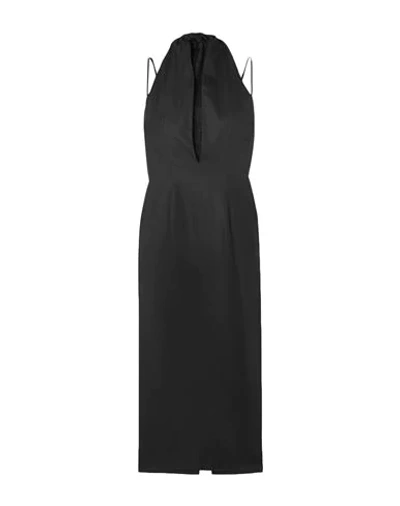 Shop Aleksandre Akhalkatsishvili Woman Midi Dress Black Size L Cotton