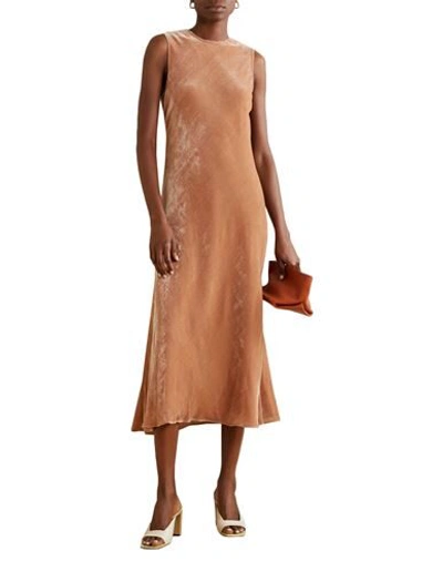 Shop Sies Marjan Woman Maxi Dress Sand Size 10 Viscose, Cupro In Beige