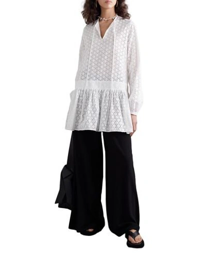 Shop Matin Woman Mini Dress White Size 8 Cotton