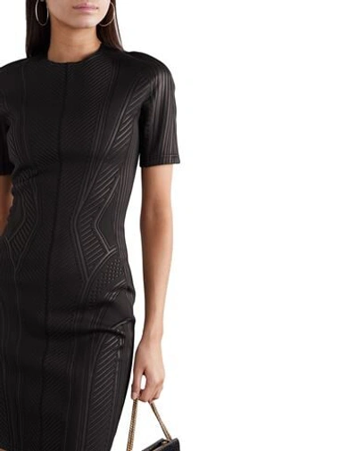 Shop Mugler Woman Mini Dress Black Size 8 Polyester, Polyamide, Elastane