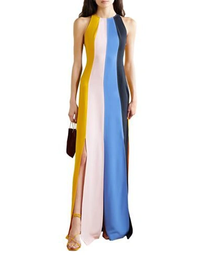 Shop Lela Rose Woman Maxi Dress Yellow Size 4 Polyester, Elastane