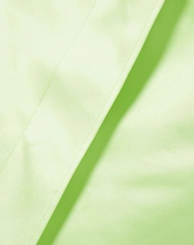 Shop Kwaidan Editions Woman Overcoat & Trench Coat Light Green Size 8 Polyester, Silk