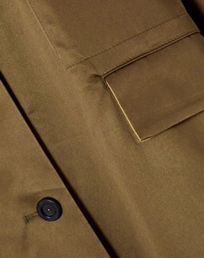 Kassl Edition Overcoats In Green