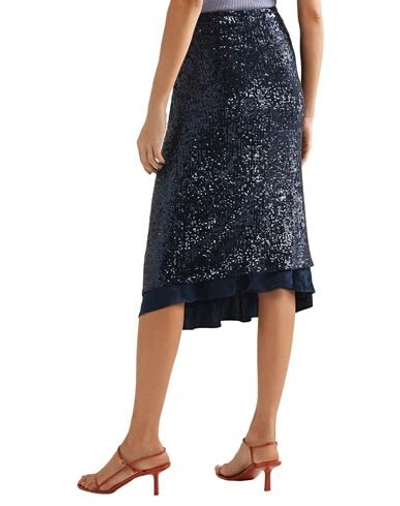 Shop Sies Marjan Woman Midi Skirt Midnight Blue Size 4 Polyamide, Elastane