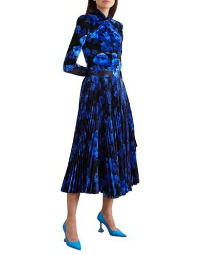 Shop Richard Quinn Midi Skirts In Bright Blue