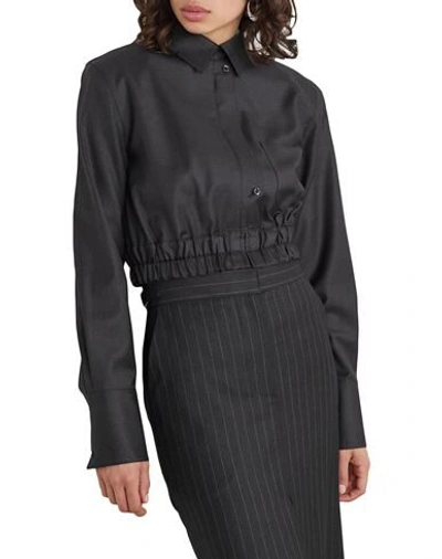 Shop Commission Woman Shirt Steel Grey Size 2 Wool
