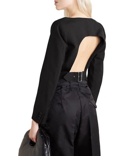 Shop Noir Kei Ninomiya Woman Top Black Size L Wool