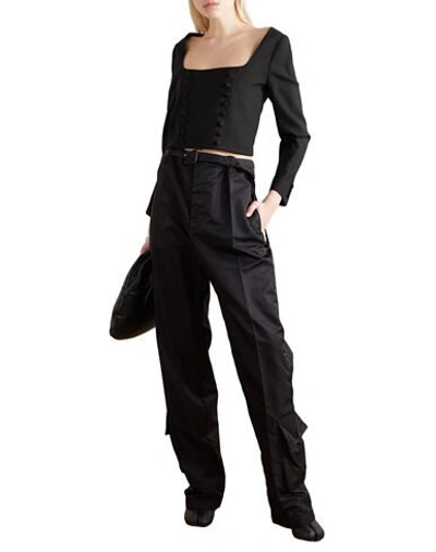 Shop Noir Kei Ninomiya Woman Top Black Size L Wool