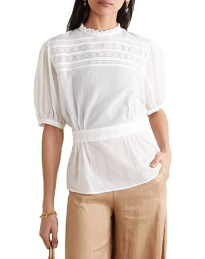 Shop Matin Woman Top White Size 6 Cotton