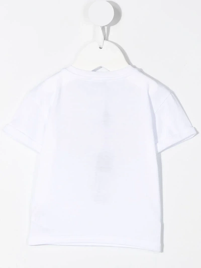 Shop Dolce & Gabbana Embroidered Logo T-shirt In White