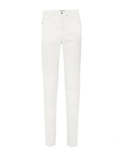 Shop Kwaidan Editions Woman Jeans White Size 8 Cotton