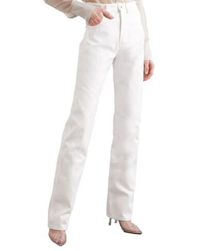 Shop Kwaidan Editions Woman Jeans White Size 8 Cotton