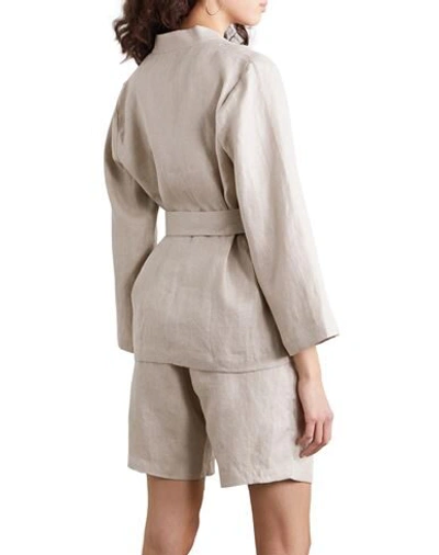 Shop Matin Woman Blazer Dove Grey Size 6 Linen