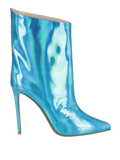 Shop Alexandre Vauthier Alex Ankle Boots In Blue