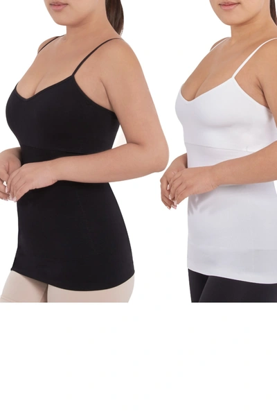 Skinnygirl Smoothers & Shapers Seamless Shaping Cami In Black