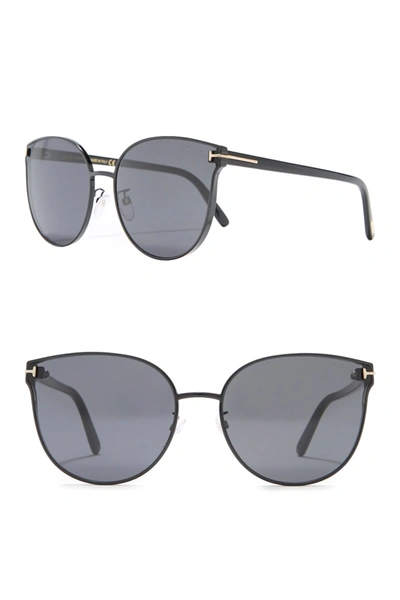 Tom Ford 62mm Cat Eye Sunglasses In Sblk/smk | ModeSens