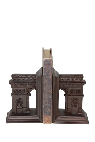 Shop Willow Row Brown Fiberglass Rustic Architecture Bookend