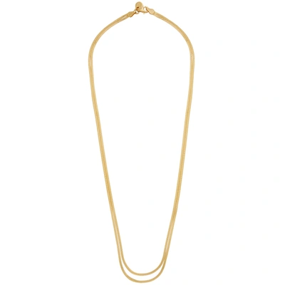 Shop Daisy London X Estée Lalonde 18kt Gold-plated Necklace
