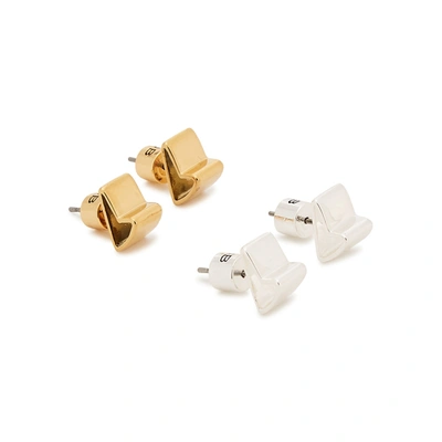 Shop Jenny Bird All Love Earrings Set - Two Pairs In Gold